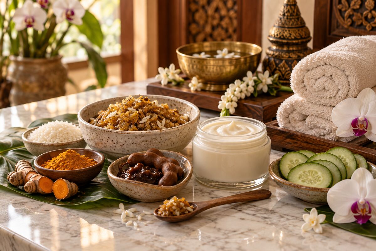 ขัดผิวและนวดหน้า (ภาพประกอบ)
